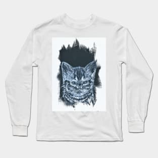 CAT OBSERVING Long Sleeve T-Shirt